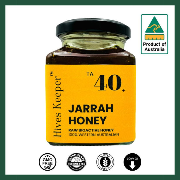 Hives Keeper Australian Jarrah Honey - Rare Harvest Active TA40+ 250g