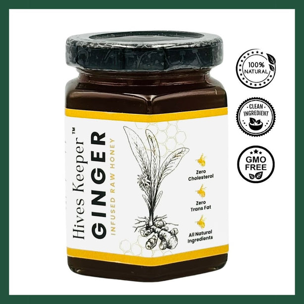 Hives Keeper Premium Ginger Infused Honey 250g