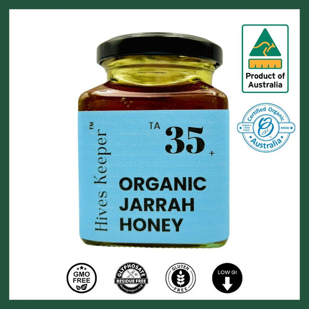 Hives Keeper Australian Jarrah Honey - Organic Active TA35+ 250g