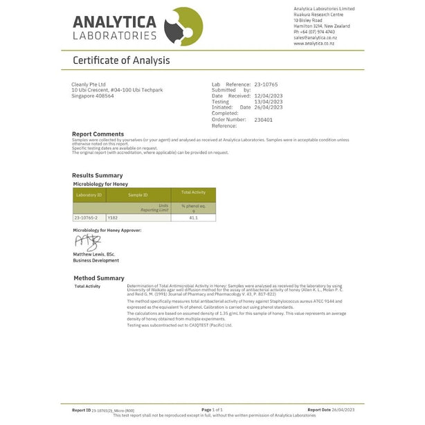 Hives Keeper Australian Blackbutt Honey - Active TA35+ 250g