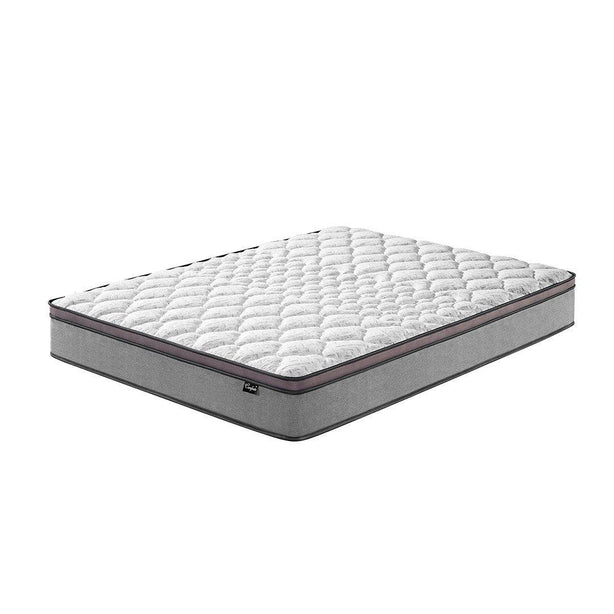 Somnuz Comforto 10 Inch Bamboo Fabric Latex Individual Pocketed Spring Mattress