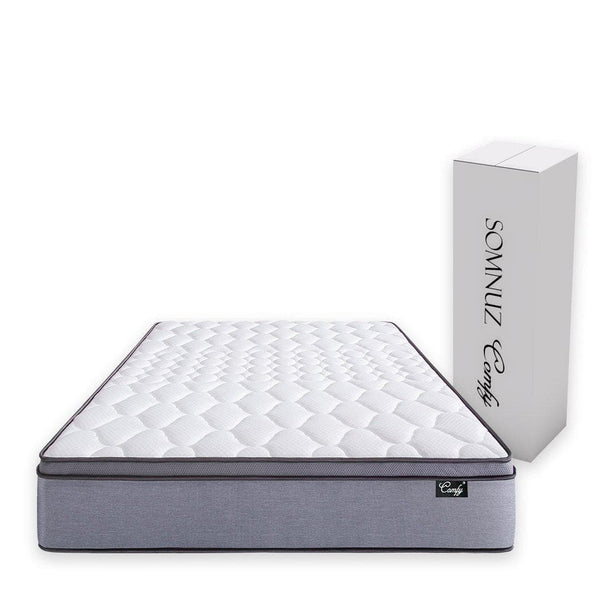 Somnuz Comfy 10 Inch Individual Pocketed Spring Mattress
