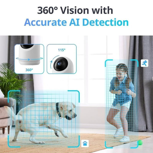 SwitchBot Auto Tracking CCTV Pan/Tilt Camera Plus 3K