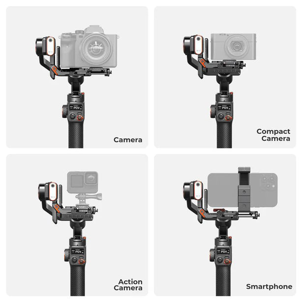 Hohem iSteady MT2 Kit Camera Gimbal with Magnetic Full Light