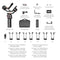 Hohem iSteady MT2 Kit Camera Gimbal with Magnetic Full Light