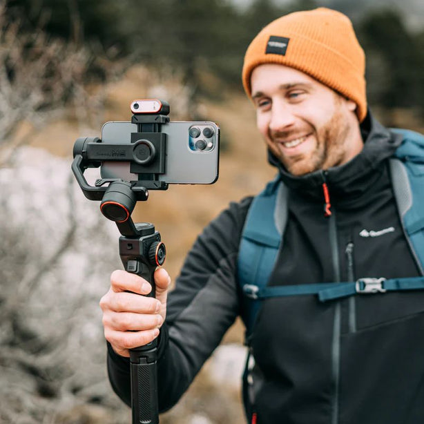 Hohem iSteady M6 Kit 3-Axis Structure Smartphone Gimbal with Magnetic Fill light Integrated with AI Tracking Module