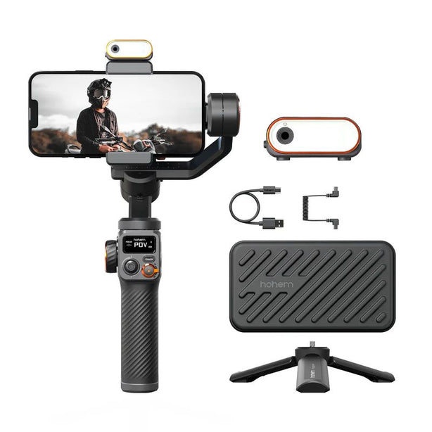 Hohem iSteady M6 Kit 3-Axis Structure Smartphone Gimbal with Magnetic Fill light Integrated with AI Tracking Module