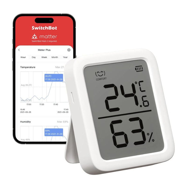 SwitchBot Thermometer & Hygrometer Plus