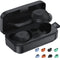 SOUL S-FIT+ All Conditions True Wireless Earphones with Coloured Sleeves - Black