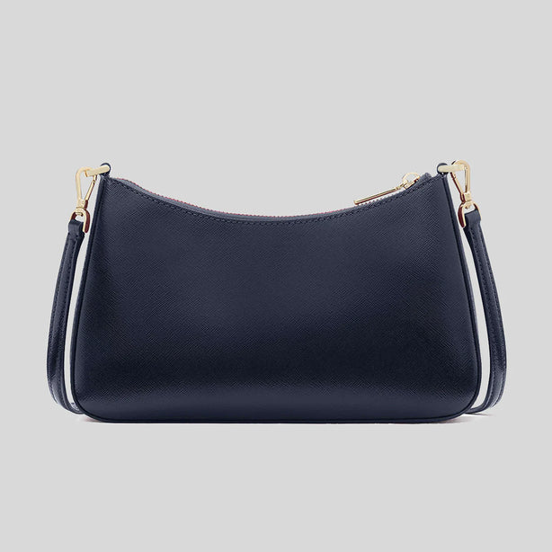 KATE SPADE Madison Faux Pearl Medium Convertible Crossbody Bag Parisian Navy RB-KI932