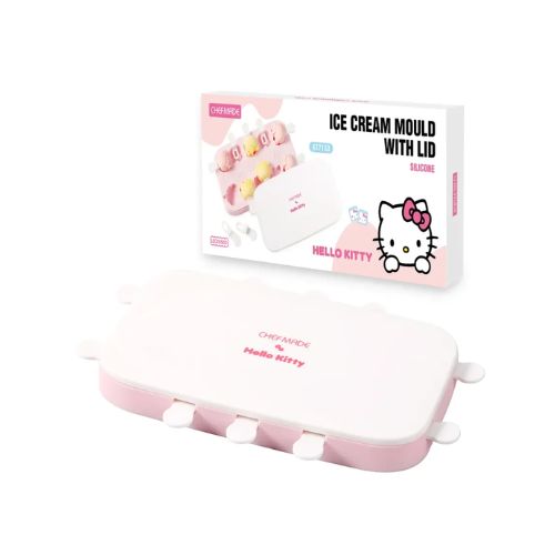 Chefmade Hello Kitty Silicone Ice Cream Mould With Lid