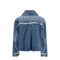 Rigid Denim Jacket With Lace Details