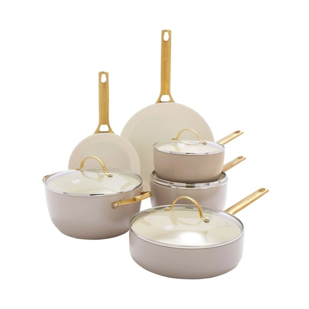 GreenPan Padova 6pcs Set, Taupe [PFAS FREE]