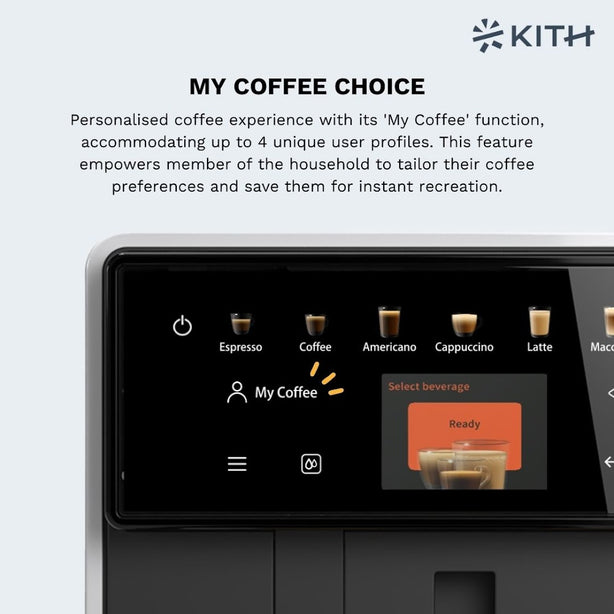 KITH MIA - FULLY AUTOMATED COFFEE MACHINE (WHITE) - Local Delivery Only