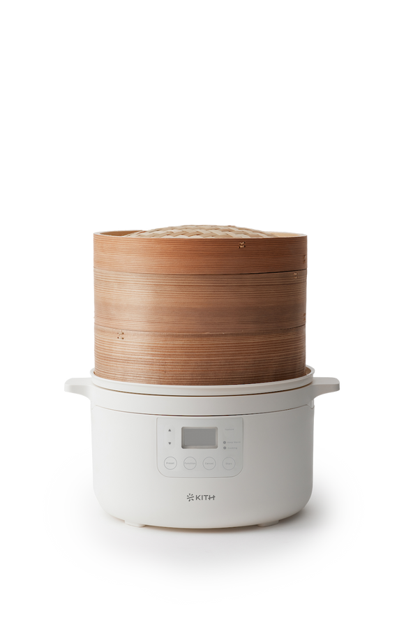 KITH KYO - ELECTRIC COOKER WITH BAMBOO STEAMER - Local Delivery Only