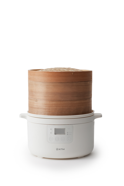 KITH KYO - ELECTRIC COOKER WITH BAMBOO STEAMER - Local Delivery Only