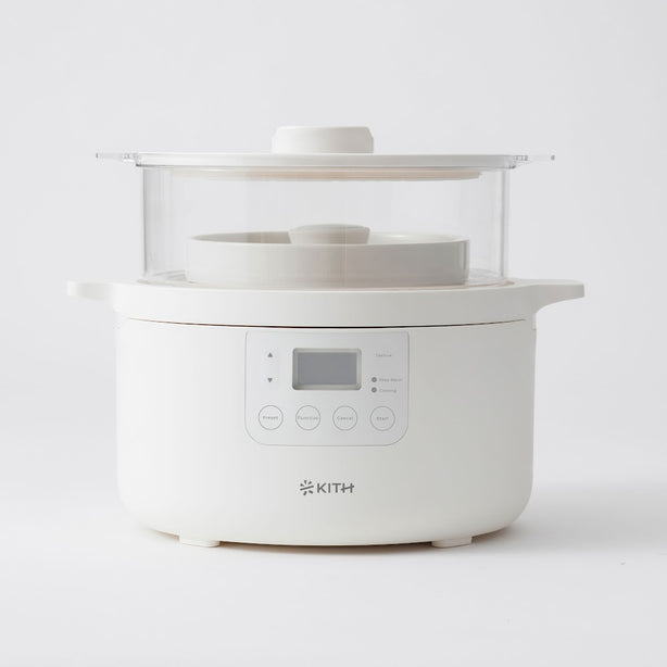 KITH KYO - ELECTRIC COOKER WITH BAMBOO STEAMER - Local Delivery Only