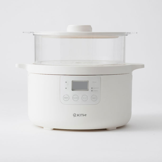 KITH KYO - ELECTRIC COOKER WITH BAMBOO STEAMER - Local Delivery Only