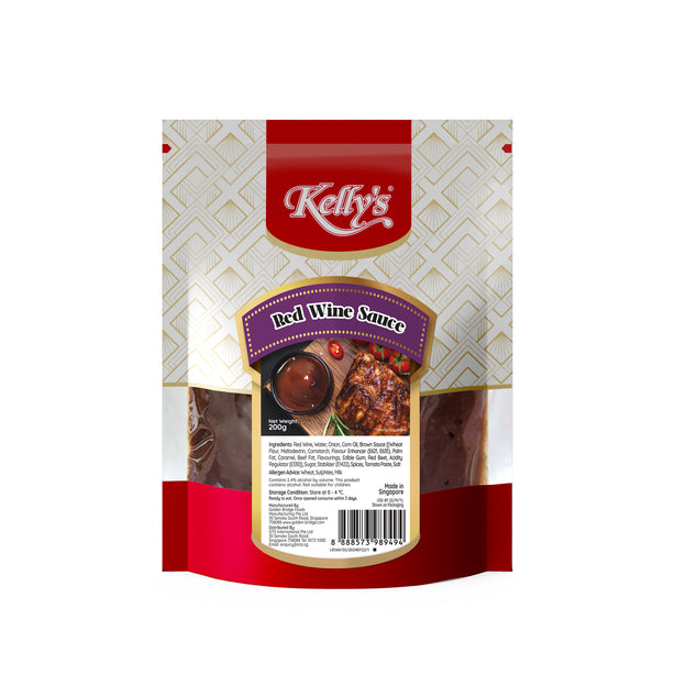 [Bundle of 2] Kelly's Truffle White/Red Wine Sauce 200g Chilled