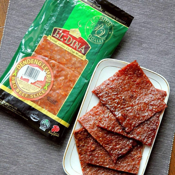 El-Dina Dendeng Lembu (Sweet BBQ Beef Slice) 500g Frozen