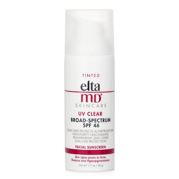 Uv Clear Facial Sunscreen Spf 46 - For Skin Types Prone To Acne, Rosacea & Hyperpigmentation - Tinted - 48g/1.7oz