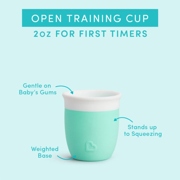 Munchkin C’est Silicone! Open Training Cup - 2oz
