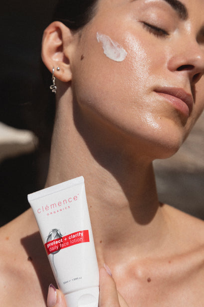 Clemence Organics Protect + Clarify Daily Face Lotion 50ml