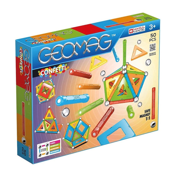 Geomag Confetti Magnetic Construction Toy Set (50pcs)