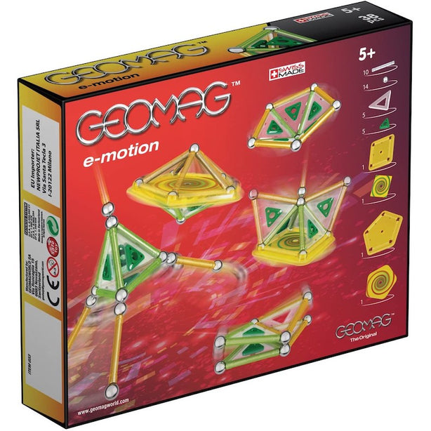 Geomag E-Motion Magic Spin Magnetic Construction Toy Set (38pcs)