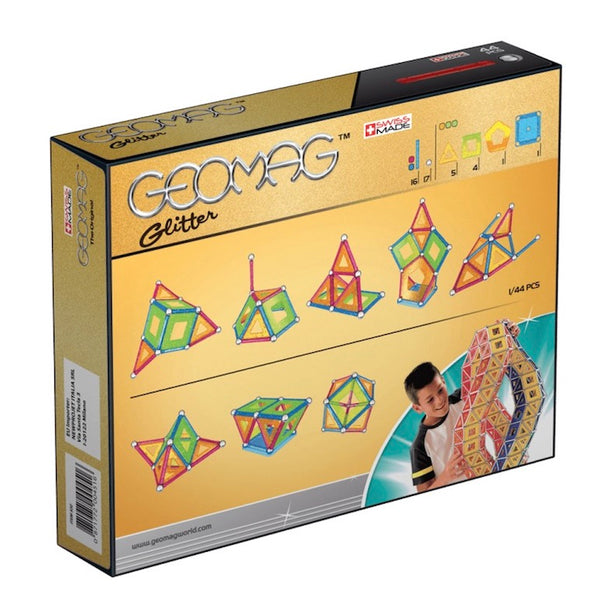 Geomag Glitter Magnetic Construction Toy Set (44pcs)