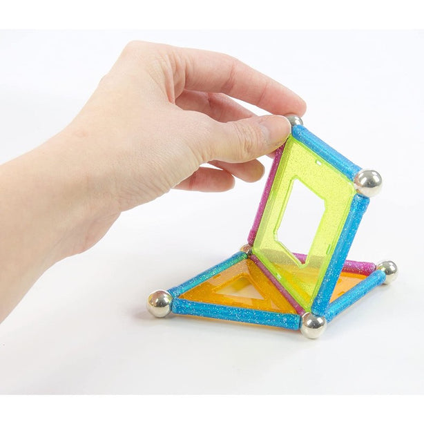 Geomag Glitter Magnetic Construction Toy Set (22pcs)