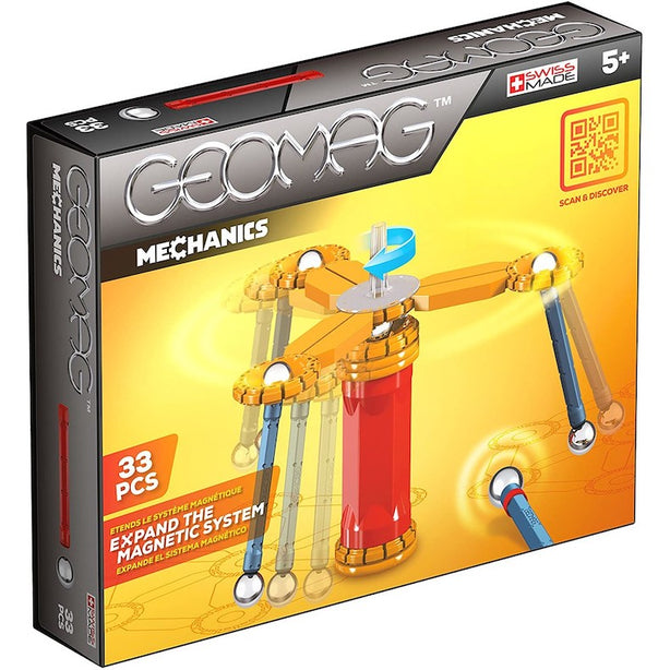 Geomag Mechanics Magnetic Construction Toy Set (33pcs)