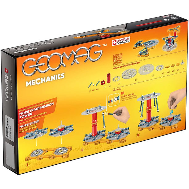 Geomag Mechanics Magnetic Construction Toy Set (103pcs)