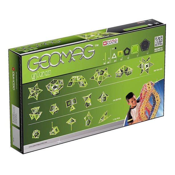 Geomag Glow Magnetic Construction Toy Set (104pcs)