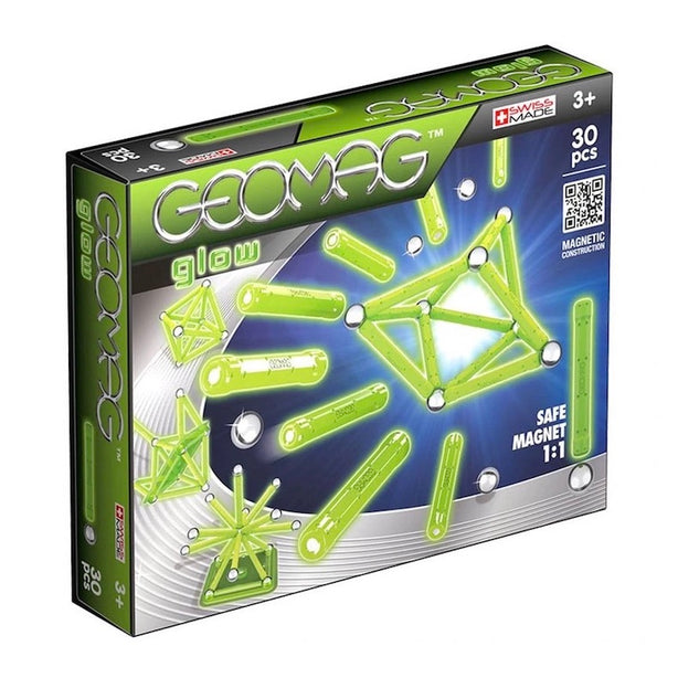Geomag Glow Magnetic Construction Toy Set (30pcs)