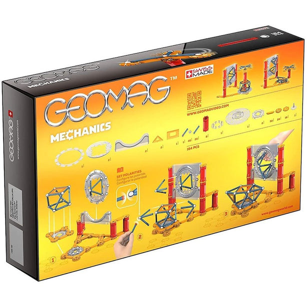 Geomag Mechanics Magnetic Construction Toy Set (164pcs)