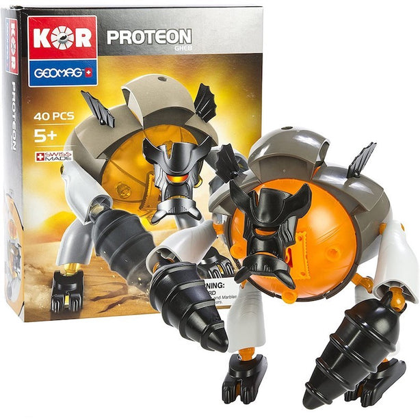 Geomag Kor Proteon Gheb Orange Magnetic Construction Toy Set (40pcs)