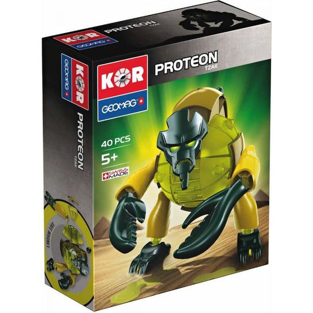 Geomag Kor Proteon Tzak Green Magnetic Construction Toy Set (40pcs)