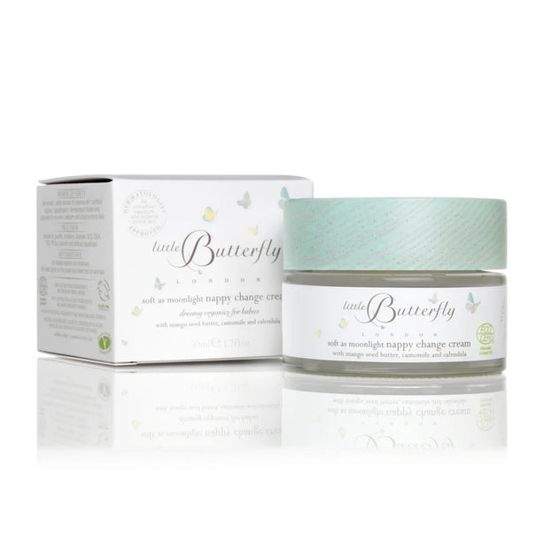 Little Butterfly London soft as moonlight NAPPY CHANGE CREAM 50ml