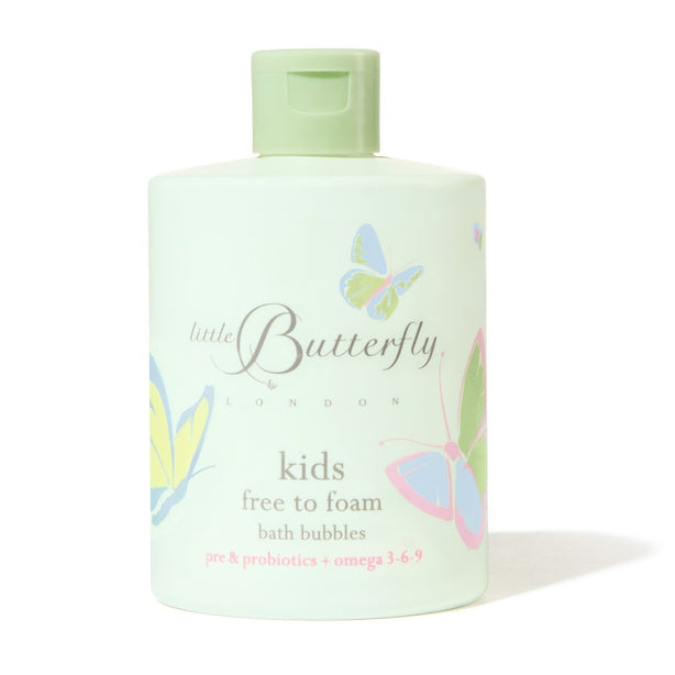 Little Butterfly London free to foam KIDS BATH BUBBLES 300ml