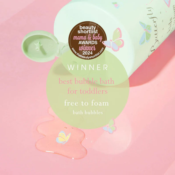 Little Butterfly London free to foam KIDS BATH BUBBLES 300ml
