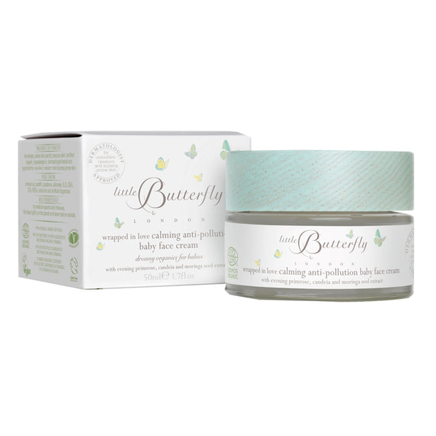 Little Butterfly London wrapped in love CALMING ANTI-POLLUTION BABY FACE CREAM 50ml