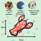 Colourful design Dog Squeaker Toy. Durable Oxford Material. Tough. Dog Toy, Chewing Toy