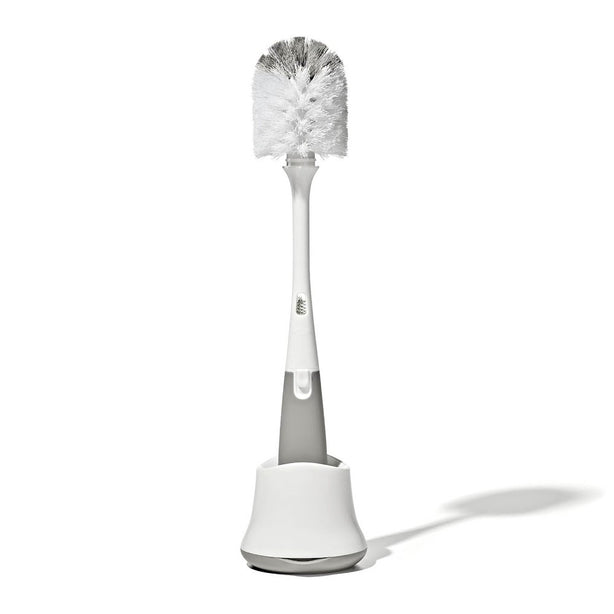 OXO Tot Baby Bottle Brush with Nipple Cleaner & Stand