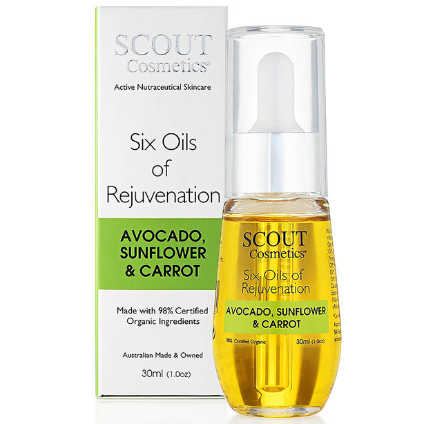 SCOUT Organic Active Beauty Six 6 Oils of Rejuvenation
