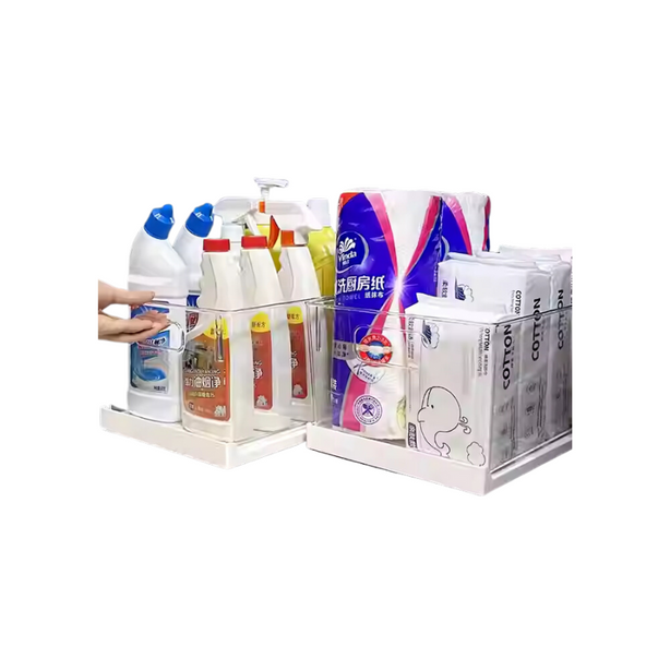 Rolling storage organizers
