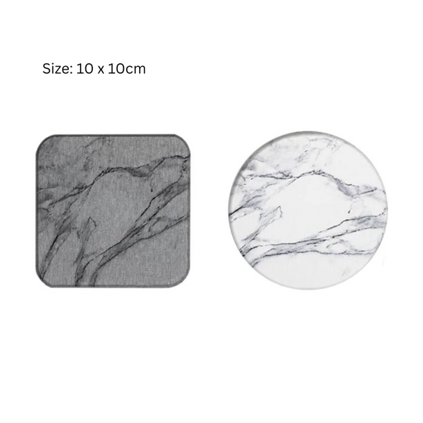 Natural diatomite mug coaster for coffee tea drinks