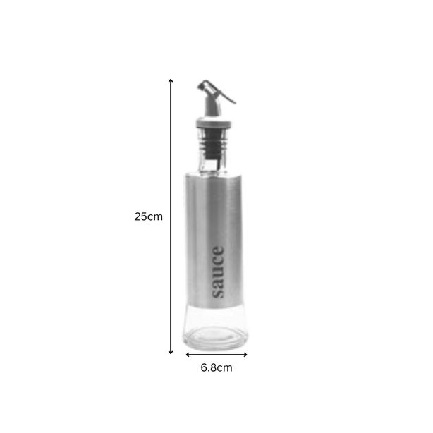Stainless Steel Saucer Dispenser Bottle