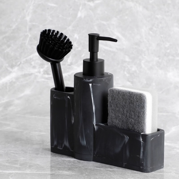Luxe Soap Dispenser and Sponge Holder