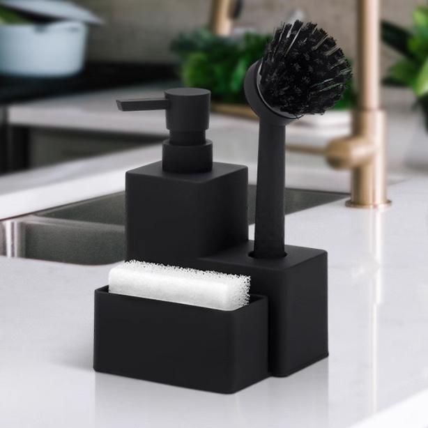 Luxe Soap Dispenser and Sponge Holder